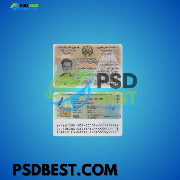 Albania Driving License Fully Editable PSD Template V2
